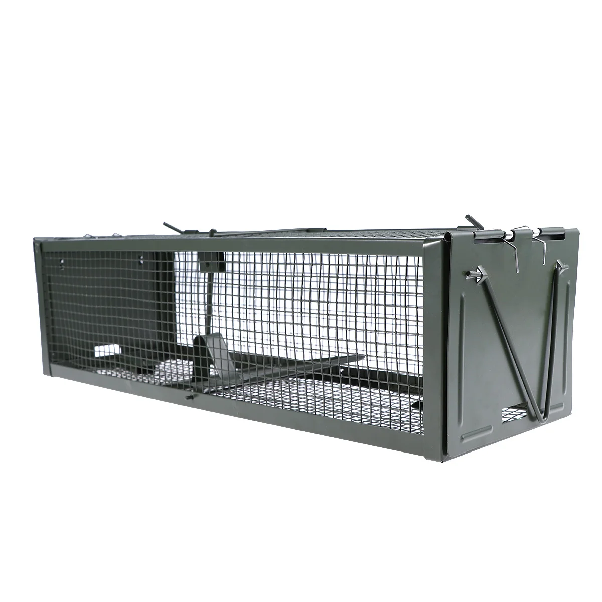 

Humane Animal Live Cage Rat Cage Trap Home Use Catcher Live Rodent Control (Green)