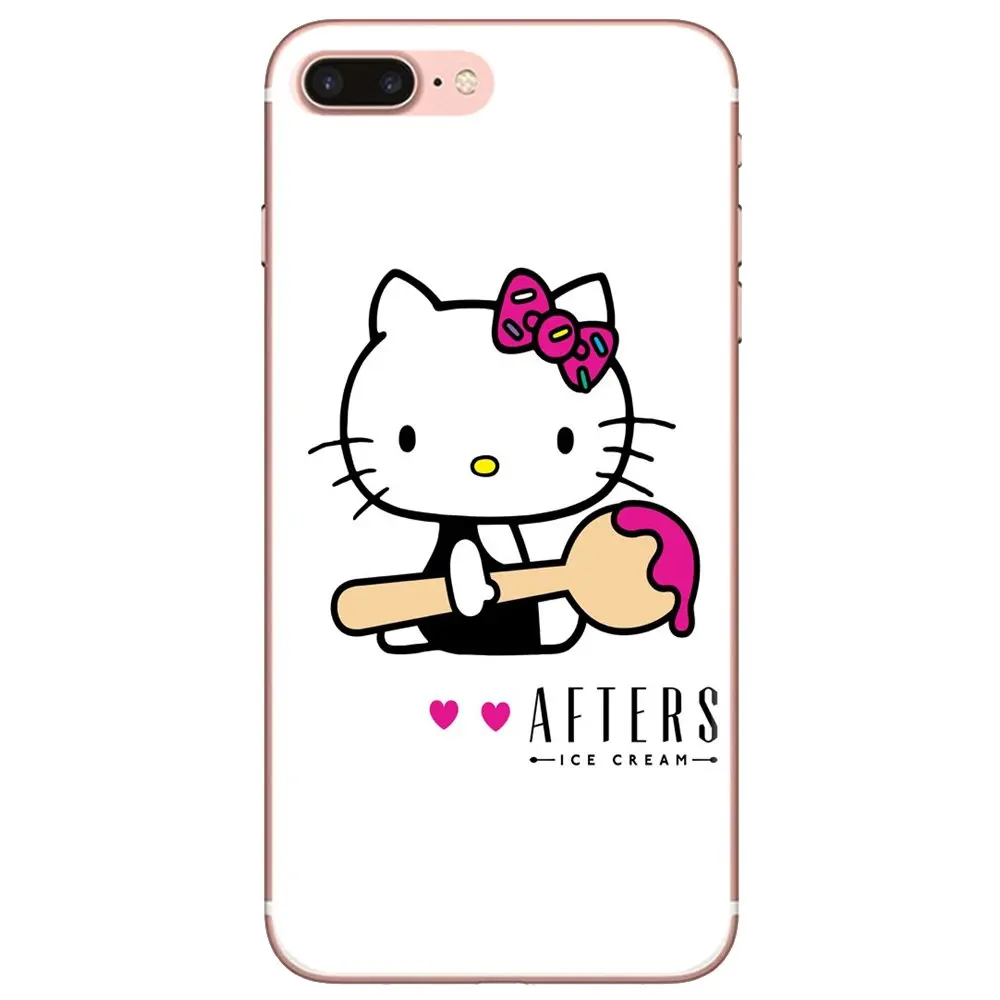 Силиконовый чехол Hello Kitty для Samsung Galaxy Note 3 4 5 8 9 S3 S4 S5 Mini S6 S7 Edge S8 S9 S10 Plus |