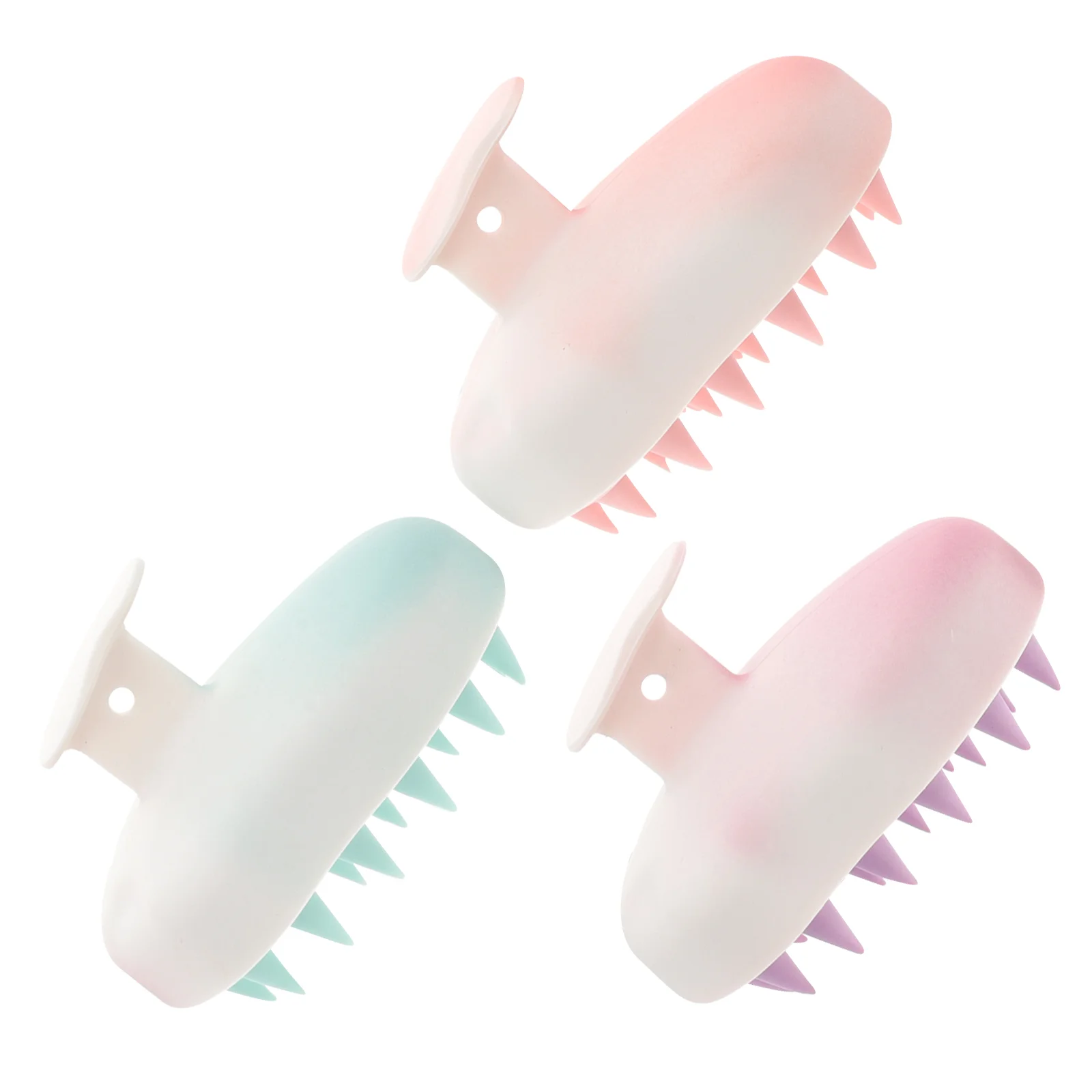 

Shampoo Massager Brush Scalp Hair Head Scrubber Washing Comb Care Small Exfoliator