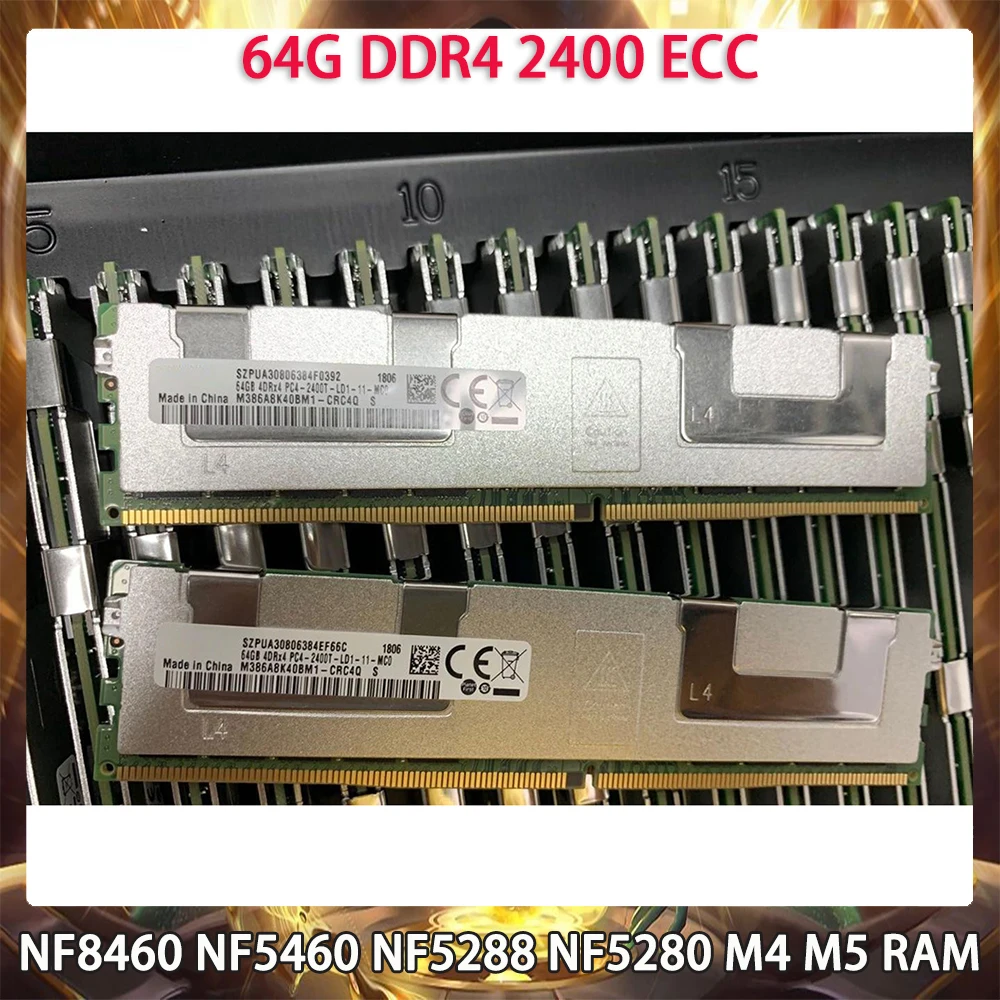 

For Inspur NF8460 NF5460 NF5288 NF5280 M4 M5 PC Server Memory 64GB 64G DDR4 2400 ECC RAM Works Perfectly Fast Ship High Quality