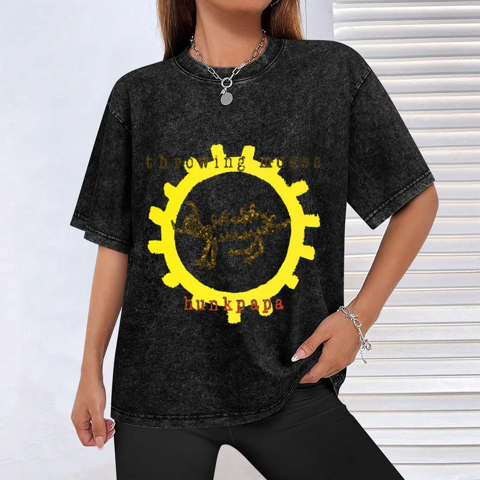 Футболка hunkpapa мешковатые рубашки одежда в стиле хиппи хлопковые футболки с