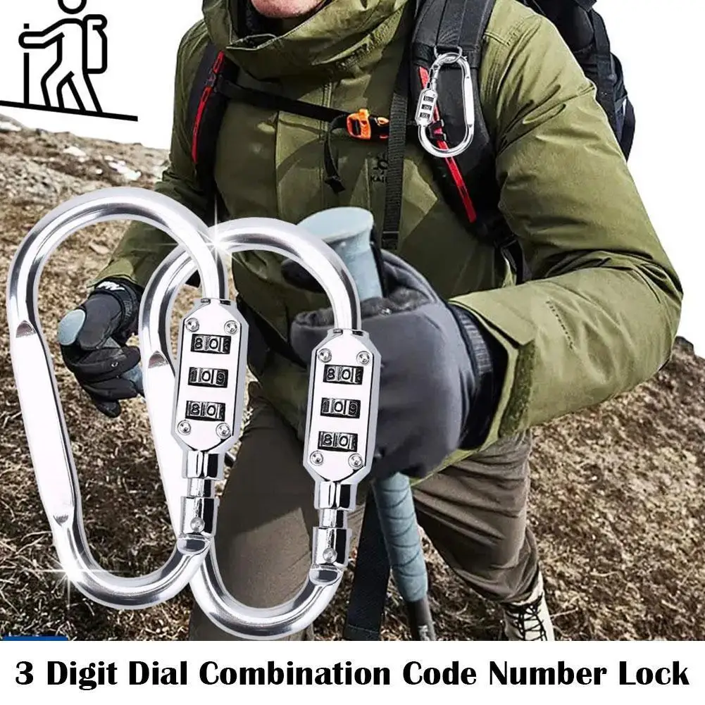 

Digit Dial Combination Code Number Lock Padlock For Luggage Zipper Bag Backpack Handbag Suitcase Drawer Outdoor Durable Loc G7H3