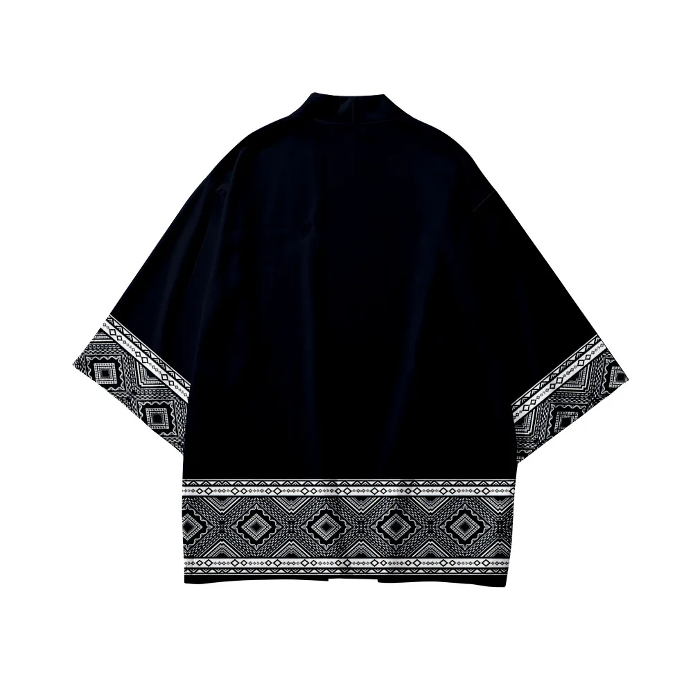 

2022 New Traditional Print Loose Shirt Japanese Cardigan Women Men Harajuku Kimono Tops Blouse Yukata Clothing Plus Size 6XL 5XL