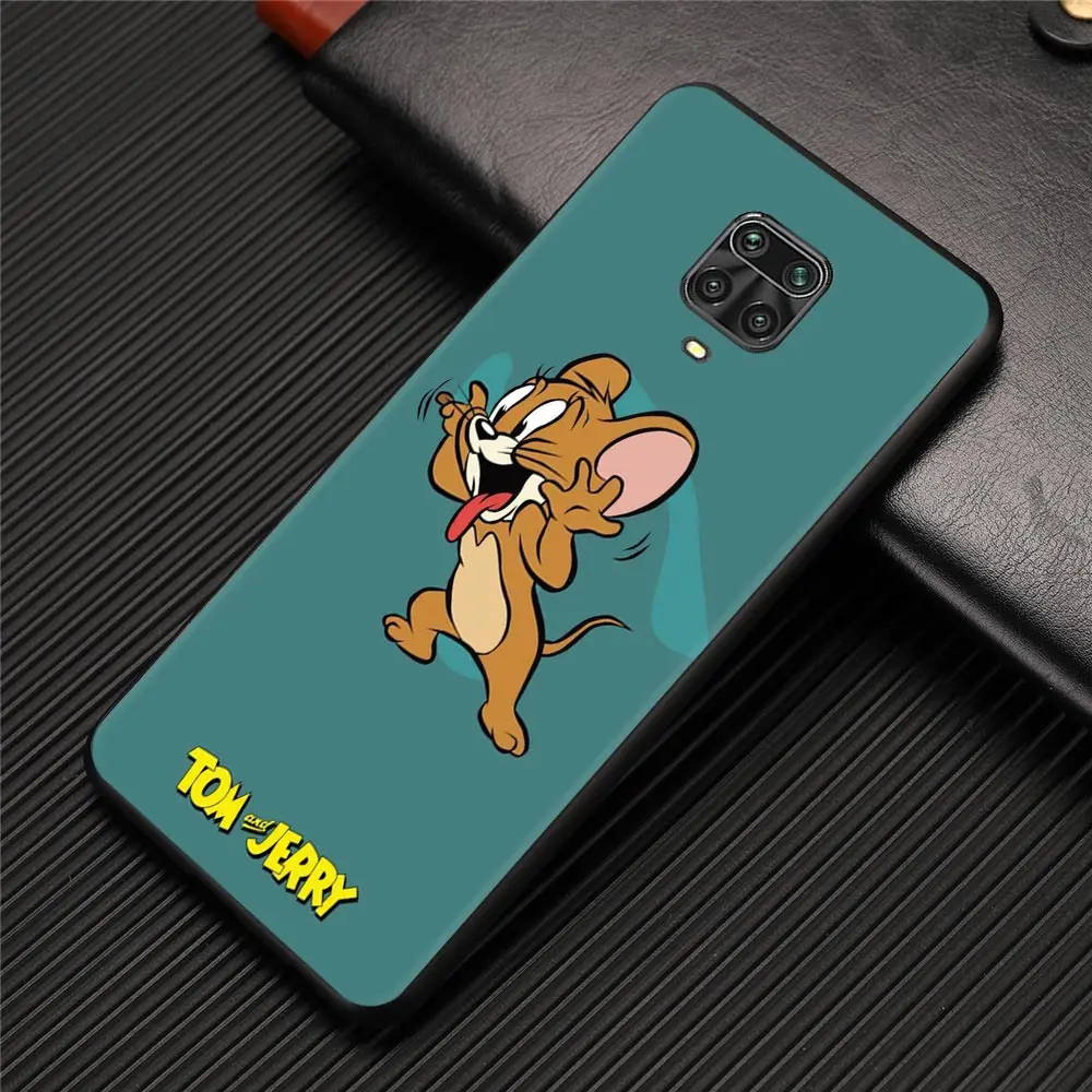 Чехол для телефона Xiaomi Redmi Note 9S 9T 9 8T 11 10 8 Pro 9A 9C 10C K50 K40S K40 Capa Classic Cartoon Tom and Jerry |