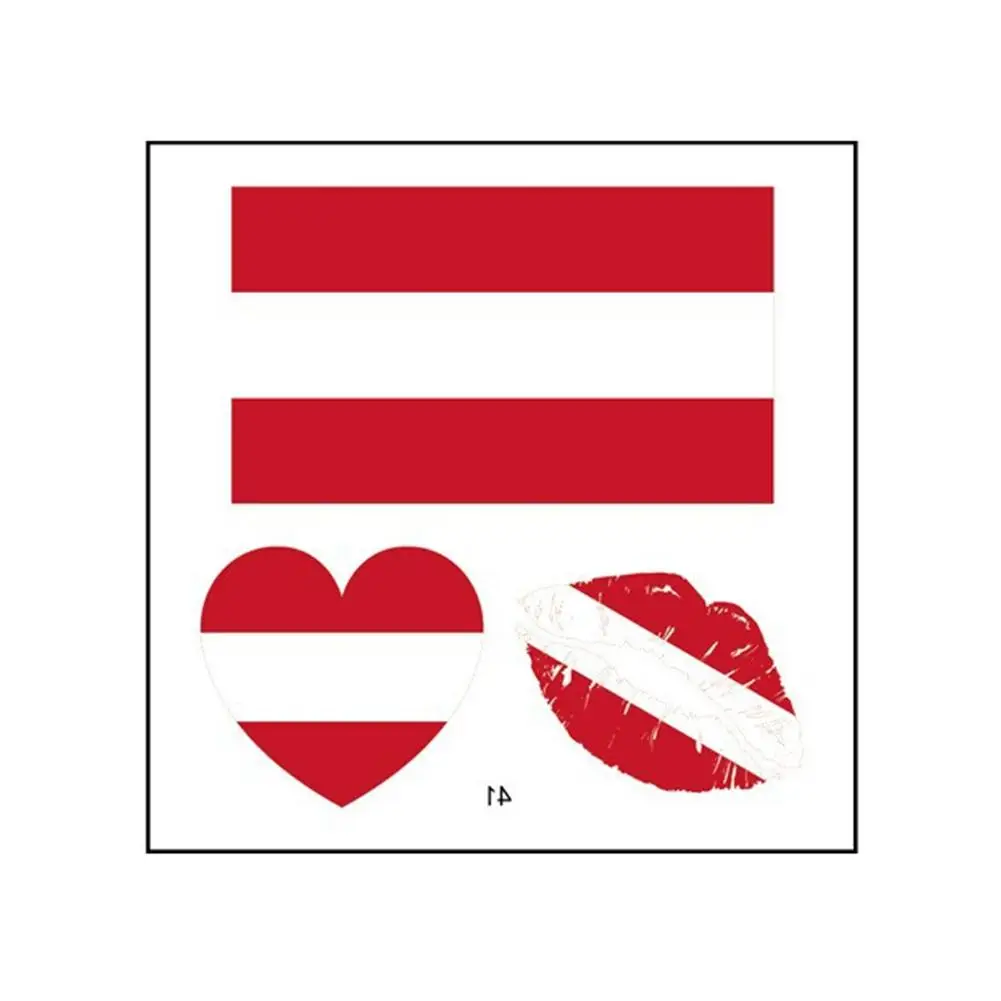 Новинка наклейка на лицо с Европейским флагом Германия Франция Италия