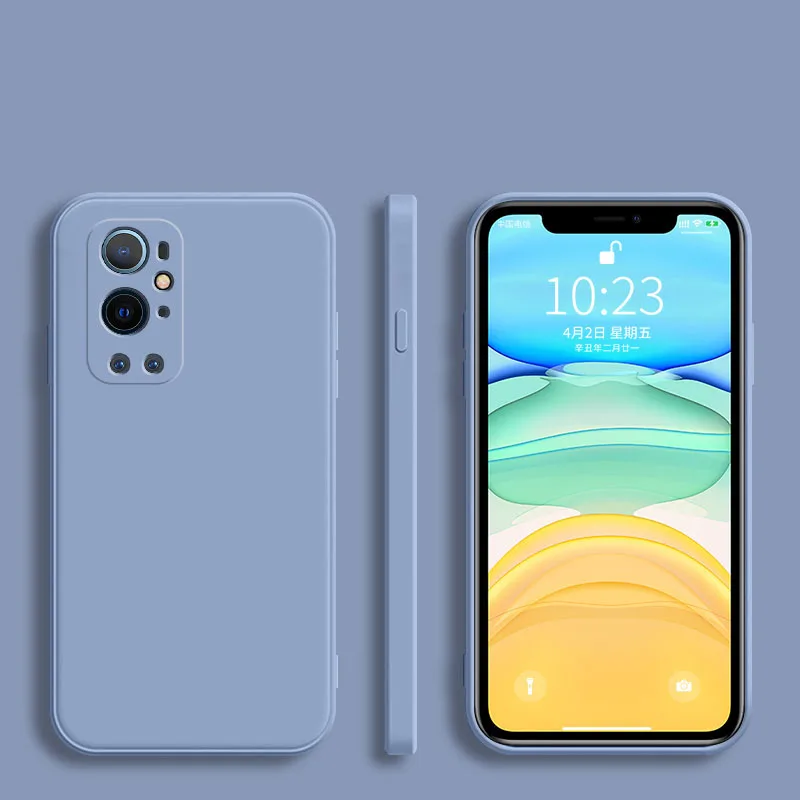 Роскошный квадратный мягкий силиконовый чехол для OnePlus One Plus 10 9 9R 9RT 8 7 7T Pro Nord CE 2 5G