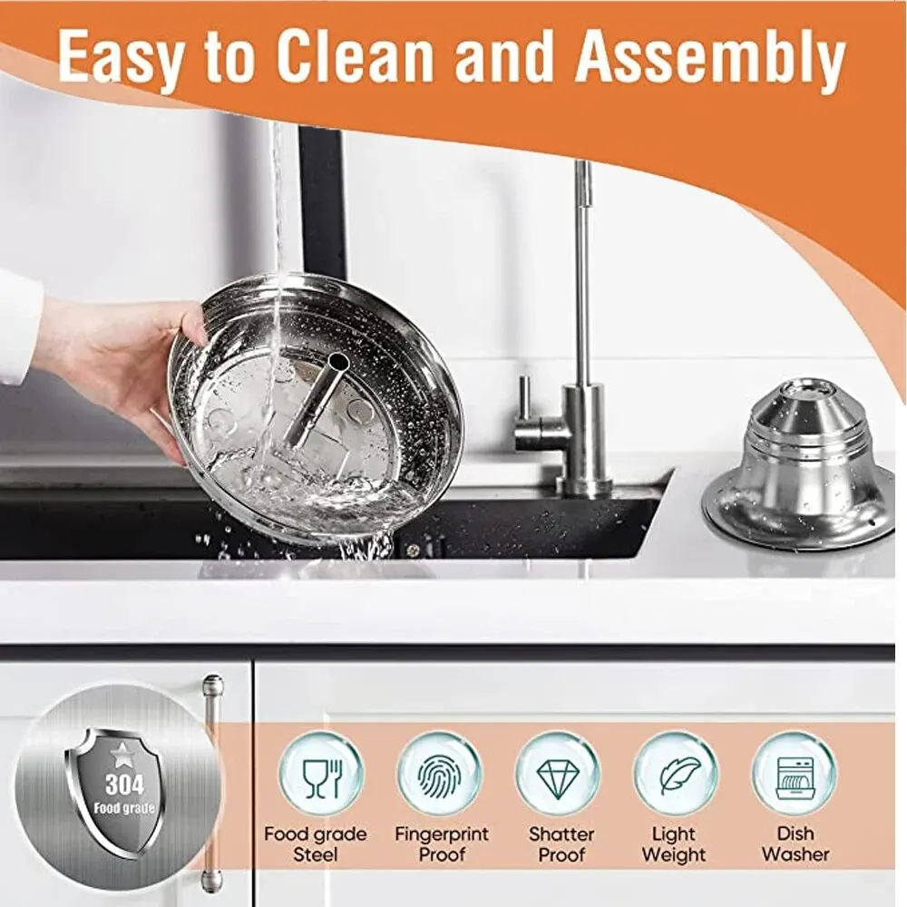 Автоматический Поильник для кошек питьевой фонтан из нержавеющей стали