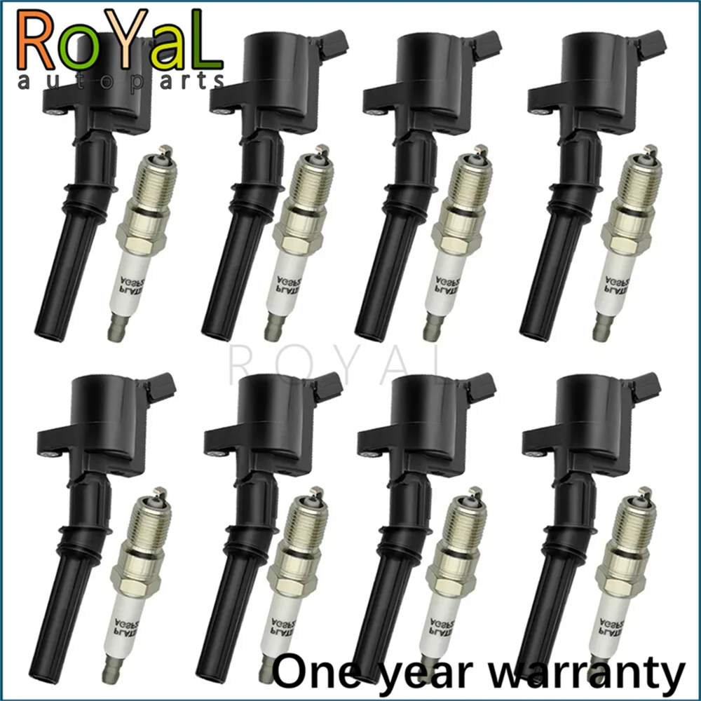 8 шт. катушки зажигания DG508 FD504 FD503 FD493 1L2Z12029AA 2W7Z12029AA для Ford E350 Expedition 5 4L иридиевые