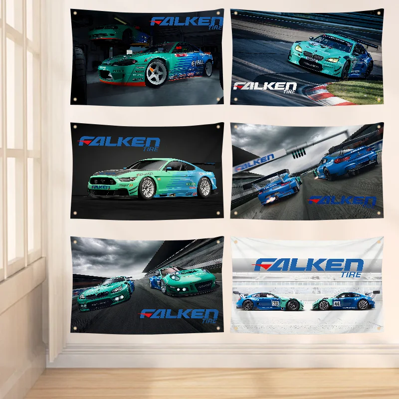 Флакенс Гоночный Автомобиль Флаг Декоративный Декор Комнаты Украшение
