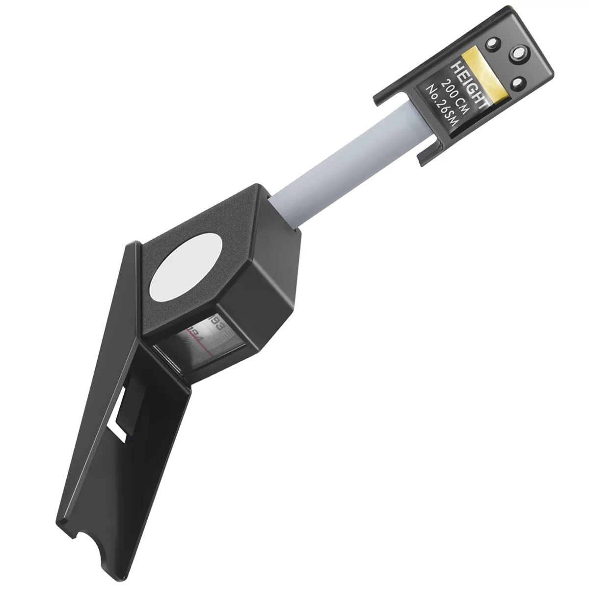 200 см стединометр черный настенный измеритель высоты линейка роста метрическая