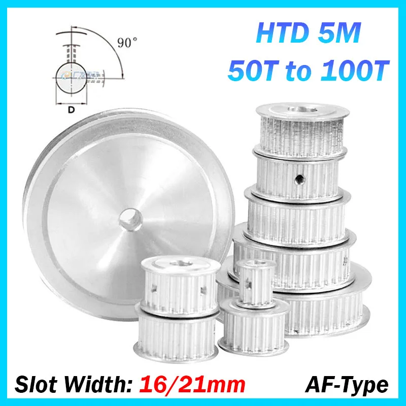 

1 шт. HTD 5M шкив ремня ГРМ AF-тип 50T 60T 65T 70T 72T 80T 90T 100T для 15/20 мм широкий зубчатый ремень отверстия станка с ЧПУ 6 мм ~ 25 мм