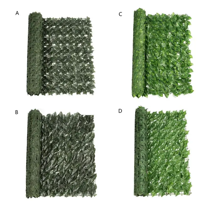 

Artificial Fence Covering Privacy 19.6x118in Artificial Ivy Privacy Fence Leaf And Vine Privacy Fence Wall Screen Decoration For