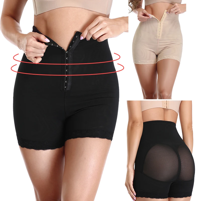 

Women Tummy Control Panties Hight Waist Body Shaper Shorts Adjustable Waist Trainer Cincher Butt Lifter Slimming Shapewear Fajas