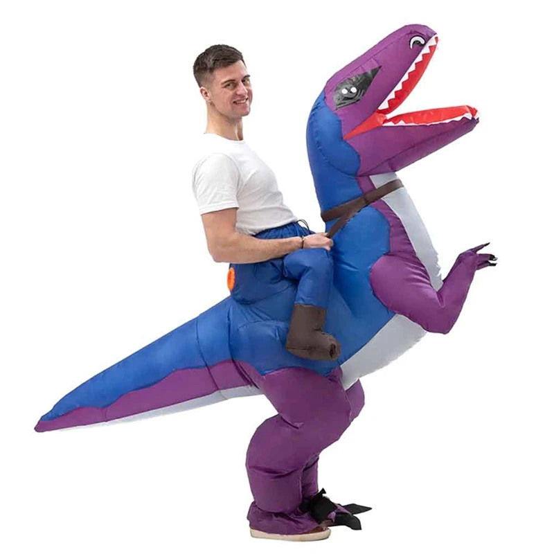 

Ride On Dinosaur Costume Blow Up Costume New For Halloween Cosplay Party For Adult