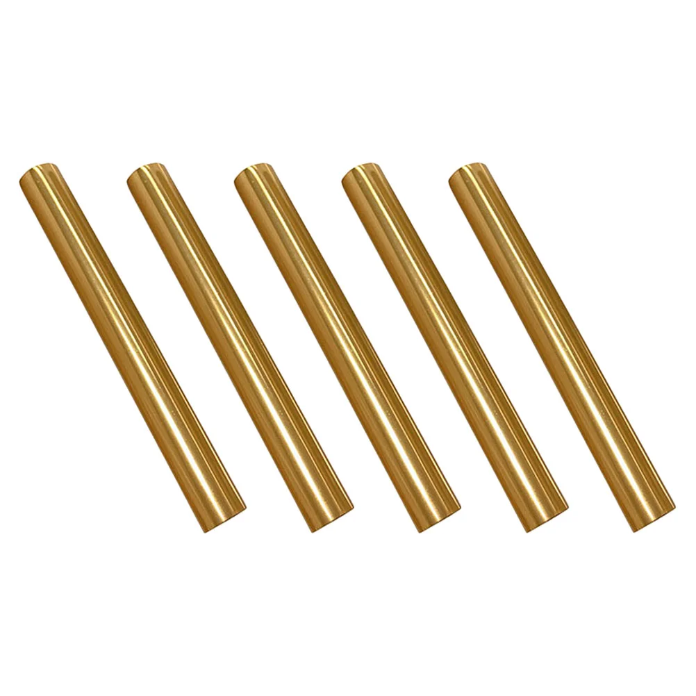 

5 Pcs Nail Pen Cap Brush Caps Metal Manicure Protector Topper Decoration Supply Cover Light-proof Women Salon