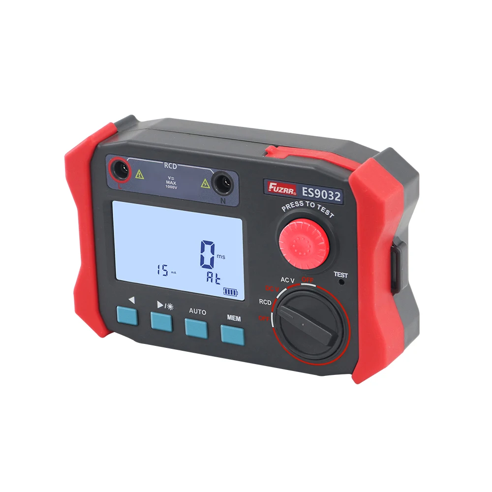 ES9032 Digitaler RCD-Tester Многофункциональный детектор центрифуги Тестер строчки