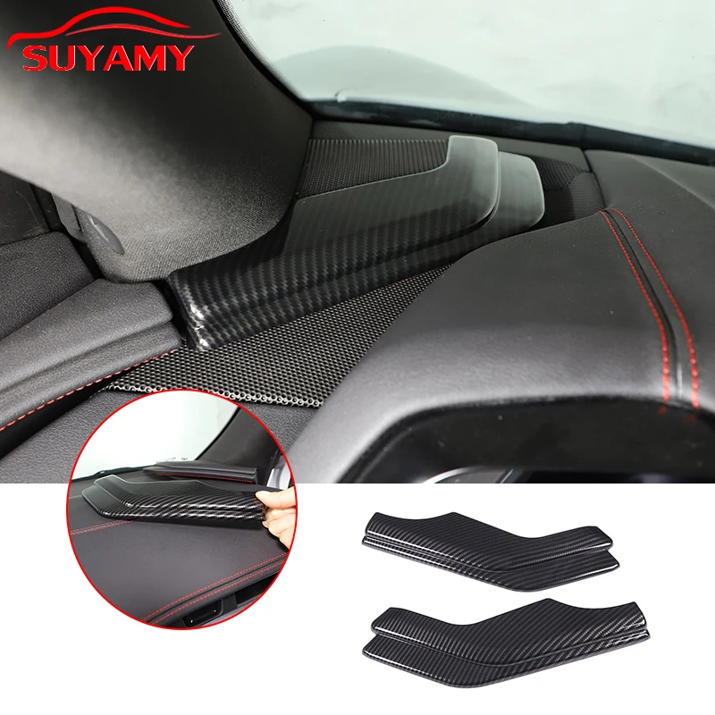 

ABS Central Control Dashboard Side Panel Trim Stickers For 2020-2023 Corvette C8 Stingray Z51 Z06 Auto Interior Accessories