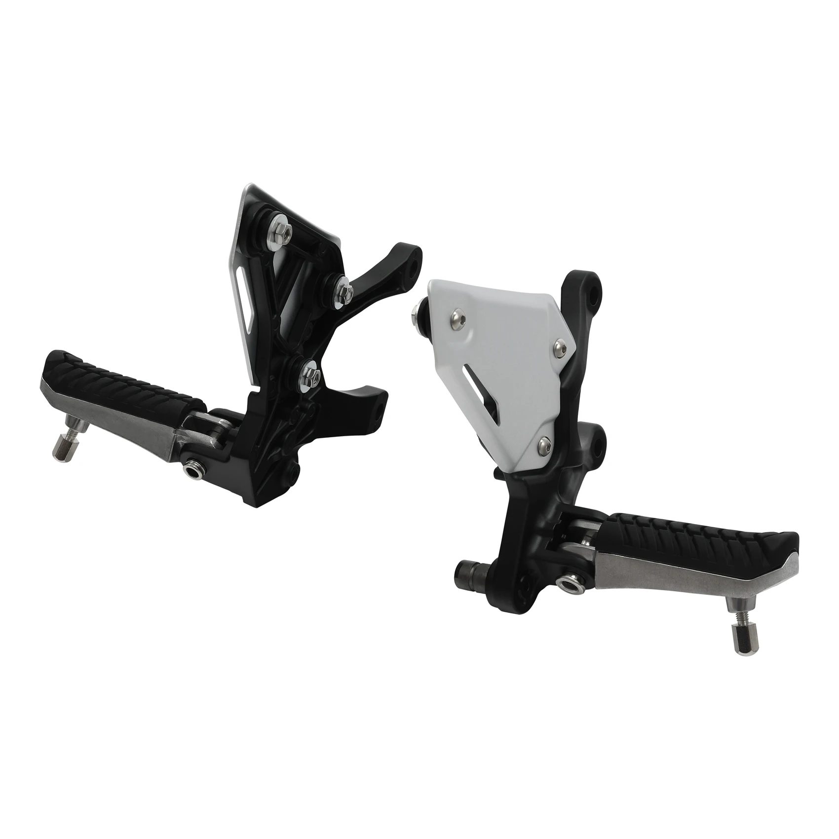 Чорний кронштейн педалей передніх водій для Kawasaki Z900 ABS 2017 2018 2019 2020 2021 2022 2023