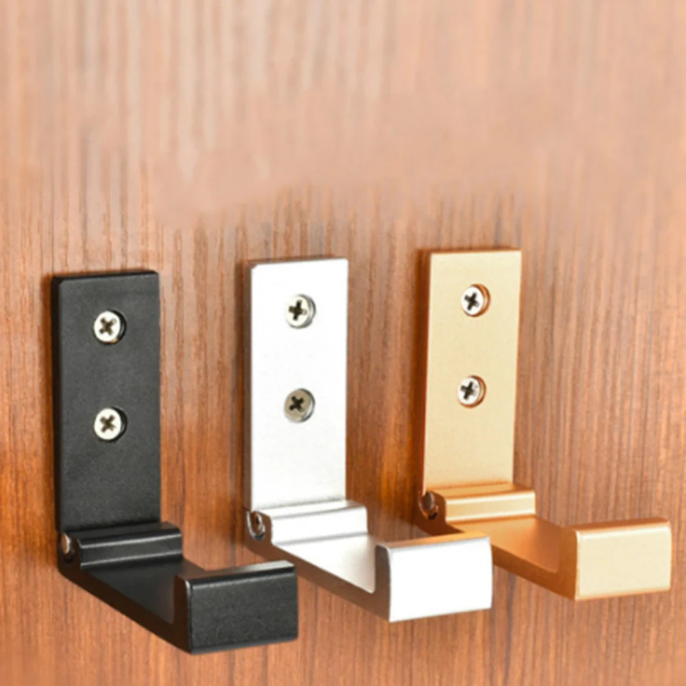 

Space Aluminum Punch-free Coat Hook Wall-mounted Hidden Creative Folding Coat Hanger Metal Hook