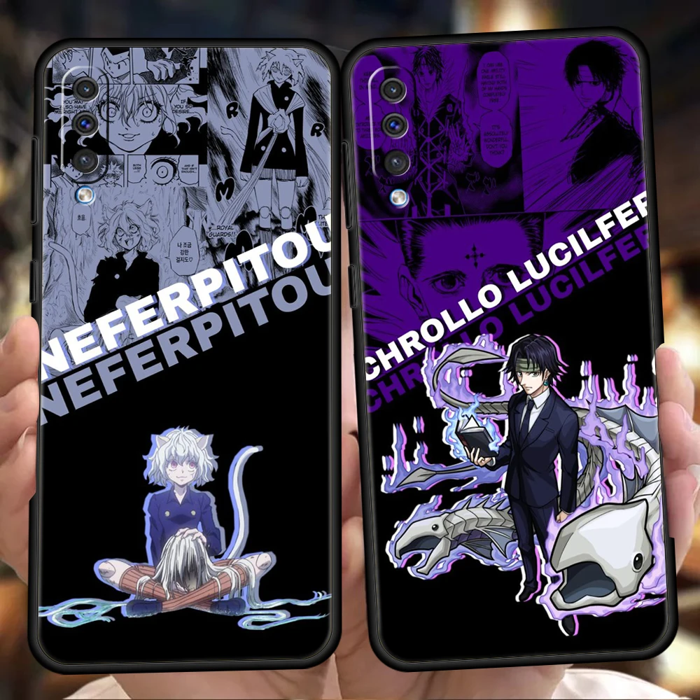 

Hunter X Hunter 3 Phone Cover Case For Samsung Galaxy A12 A02 A03 A03S A52 A70 A50 A20 A10 A10S A40 4G Luxury Silicone Shell Bag