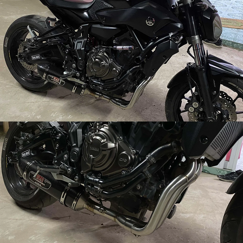 Технические характеристики для выхлопных газов из углеродного волокна mt07 XSR700