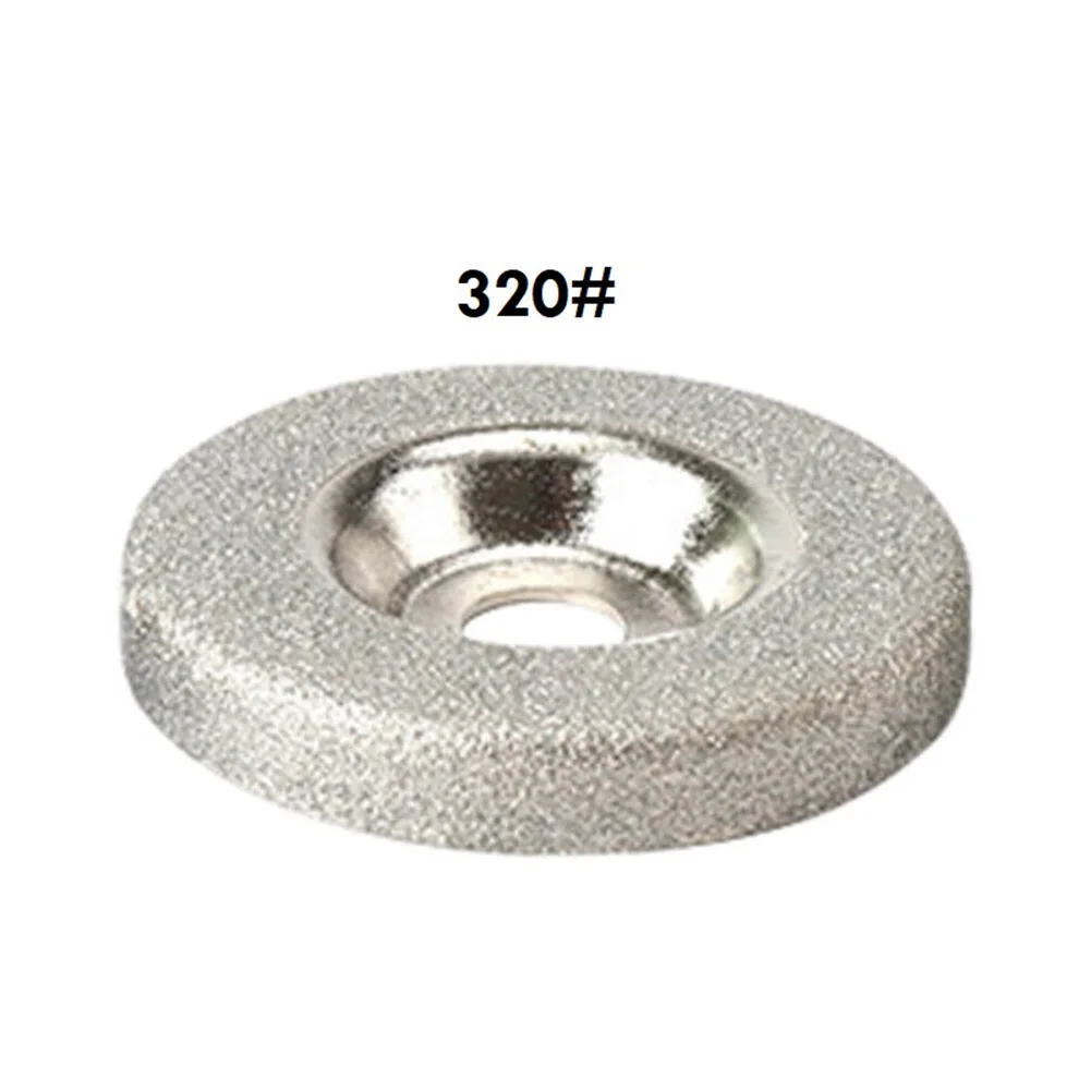 

2pcs 180/320# Diamond Grinding Wheels Circle Electric Sharpener Grinder For Woodworking Grinding Cutting Rebar Metal