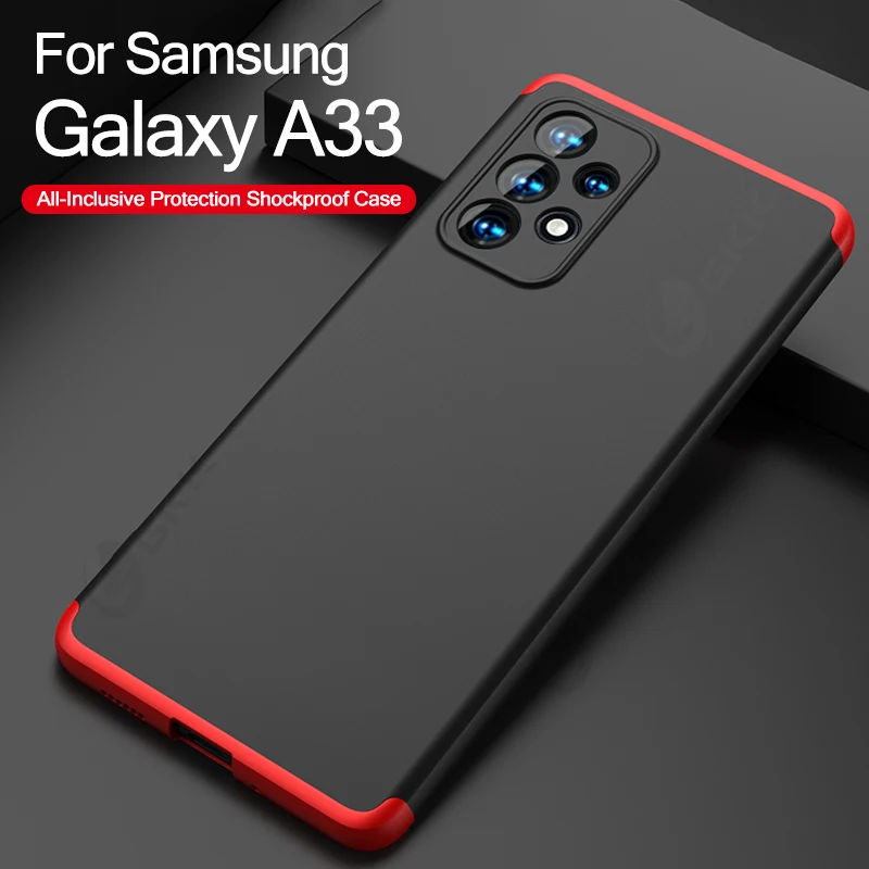 

GKK Case For Samsung Galaxy A33 A32 A52 A72 Anti-knock Protection Matte Hard Plastic Cover For Samsung A32 5G A52 A72 A33 Case