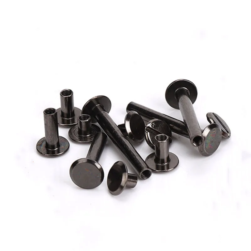 

Черные металлические винты Chicago Screws 10 шт.