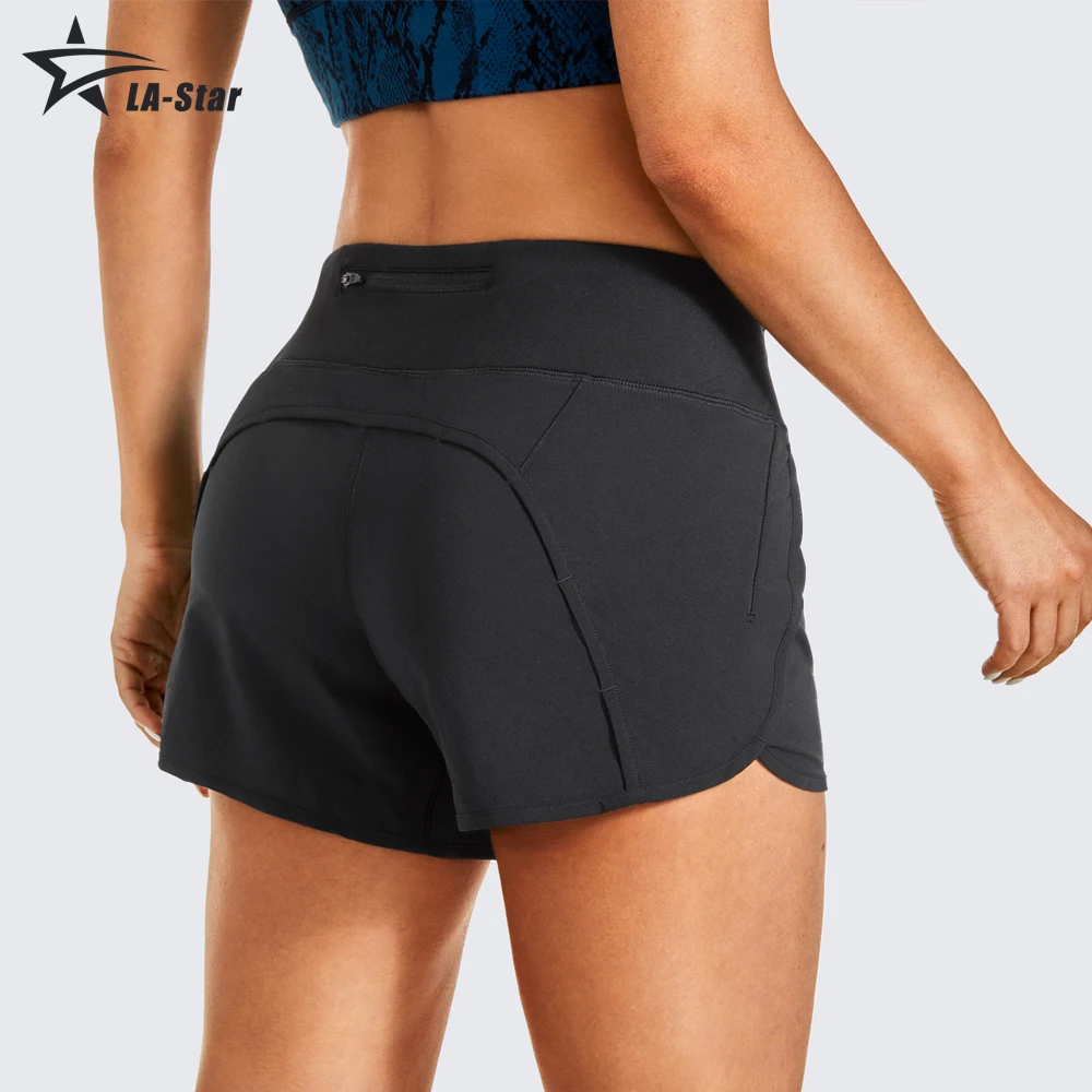 Womens Lightweight Gym Athletic Workout Shorts Liner 4