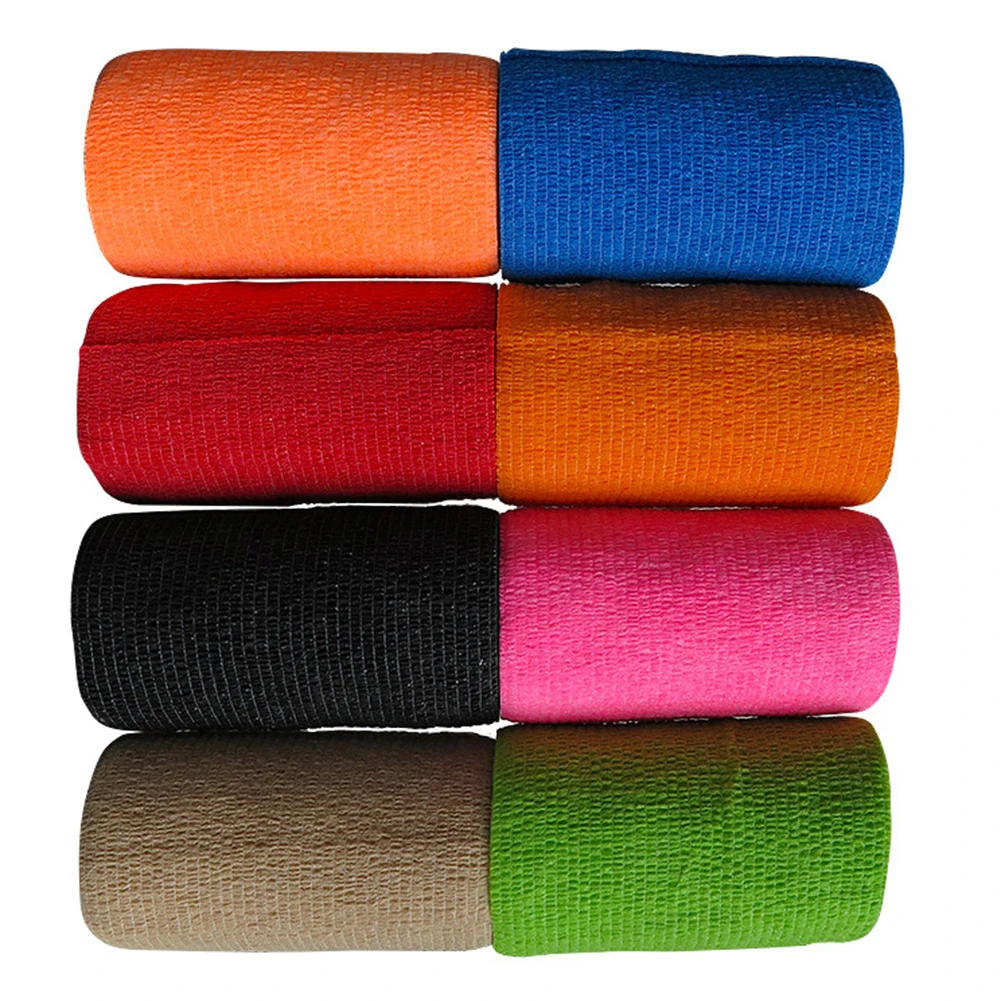 

Bandages Cohesive Tape Excellent Support Non-woven Fabric Soft 30g/roll 4.5m*10cm 8 Rolls Dog Pets Horse Brand New