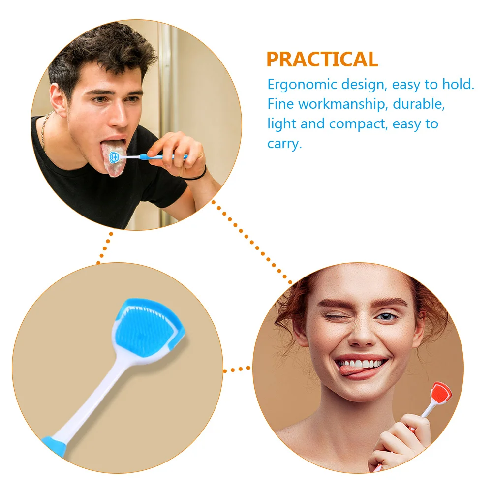 2 шт. щетка для чистки языка профессиональный скребок бытовой очиститель