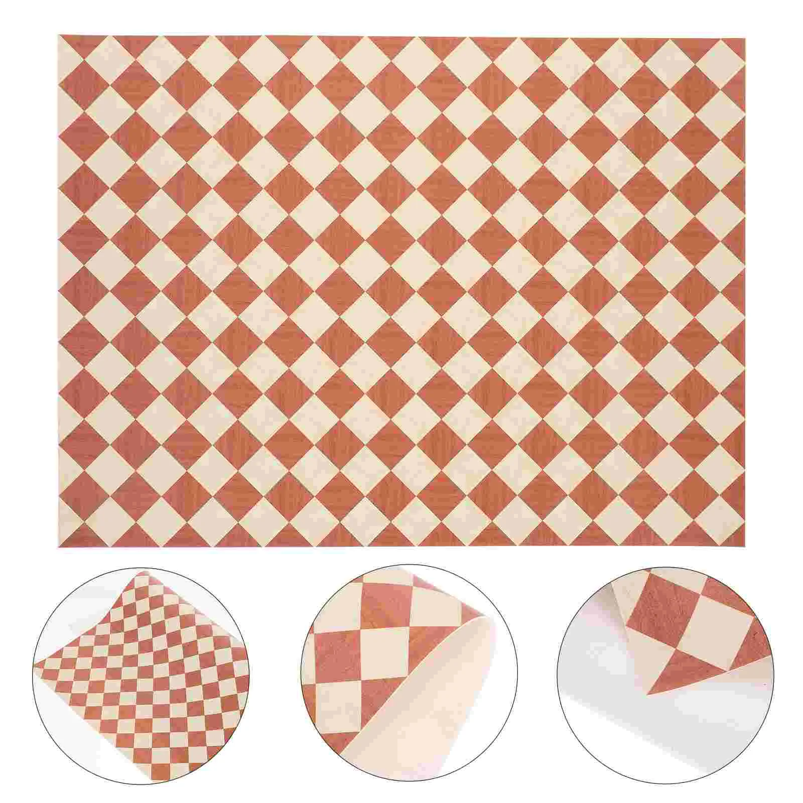 

Dollhouse Floor Sheet Mini Floorboard Material Vintage Style Mini House Flooring Accessory