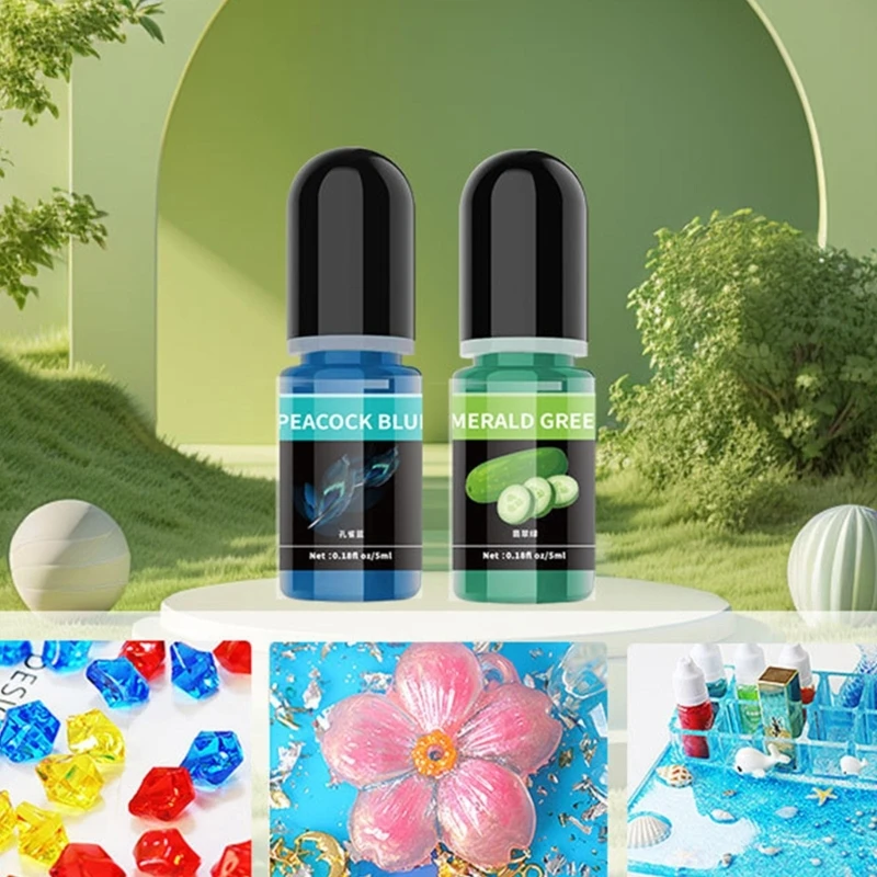 Креативные красители на основе эпоксидной смолы 30 шт. в упаковке 5 мл портативные