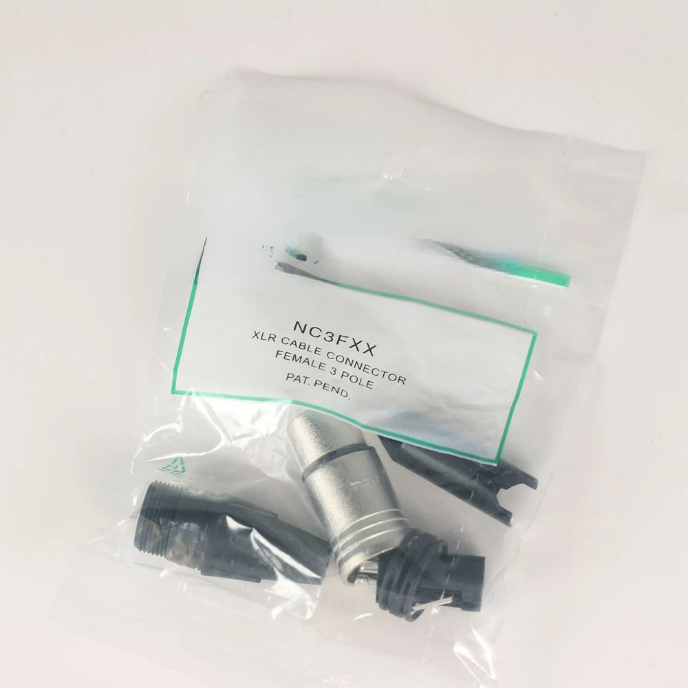 

60PCS/lot FOR NEUTRIK connector 30PCS NC3MXX & 30PCS NC3FXX Male et femelle Un ensemble 3 Broches XLR Connecteur avec!