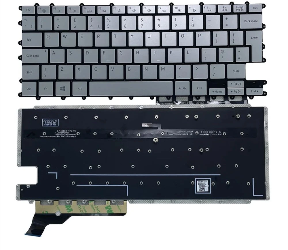 Клавиатура для ноутбука с подсветкой XIN-Korean-US-UK Samsung NP930QCG 930QCG Корея США UK BA59-04427B