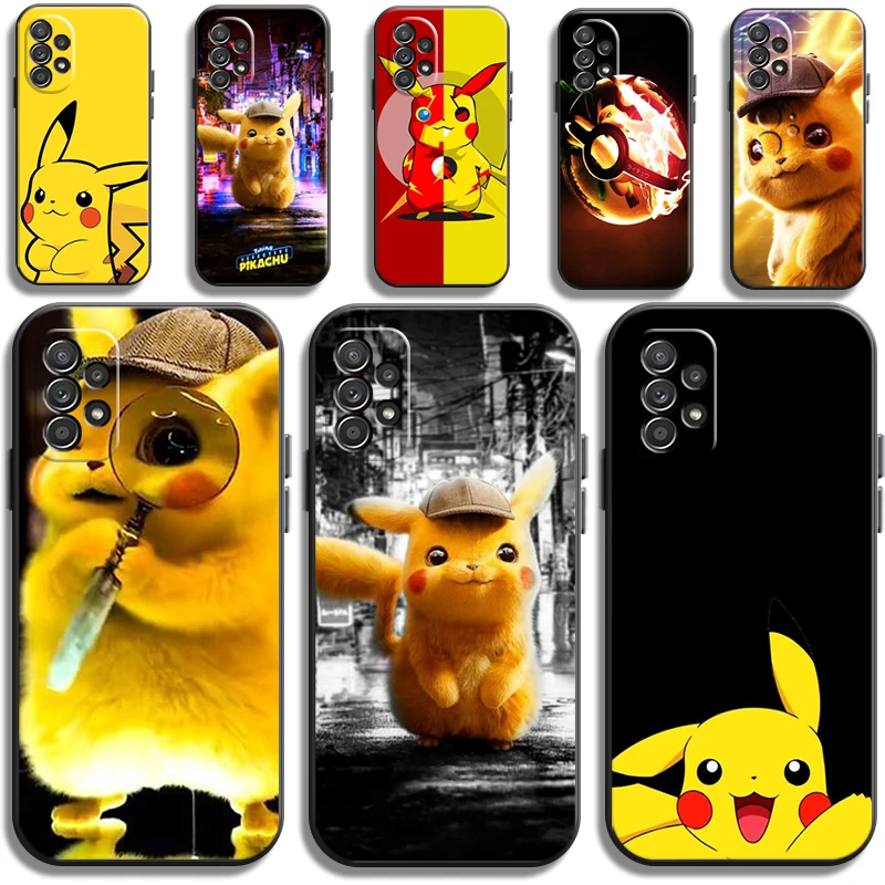 

Pokémon Pikachu Phone Cases For Samsung Galaxy S20 FE S20 Lite S8 Plus S9 Plus S10 S10E S10 Lite M11 M12 Back Cover Coque