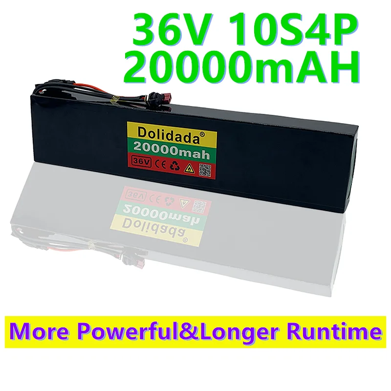 10S4P 36V 20Ah 18650 DC55 * 21 30A предохранитель перезаряжаемый литиевый аккумулятор зарядное устройство пользовательский Разъем Smart BMS скутер, мотоцикл, игрушечный автомобиль (art.: 3920c08ef19ff) - 3920c08ef19ff