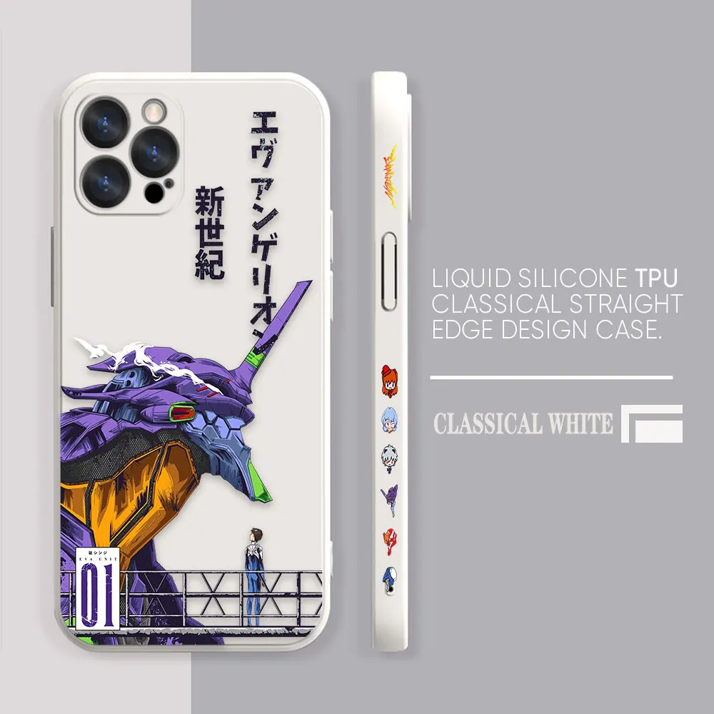 Phone Case For Apple iPhone 14 13 12 11 Pro XS Max Mini X XR SE 7 8 6 Plus Case Cover Funda Cqoue Shell Capa N-Neon G-Genesis 01