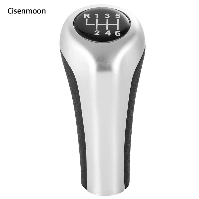 

Ручка переключения передач BMW, 5 скоростей, Матовая серебристая, ручка переключения передач