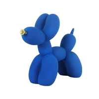 nordic modern resin balloon dog sculpture for living room home decoration