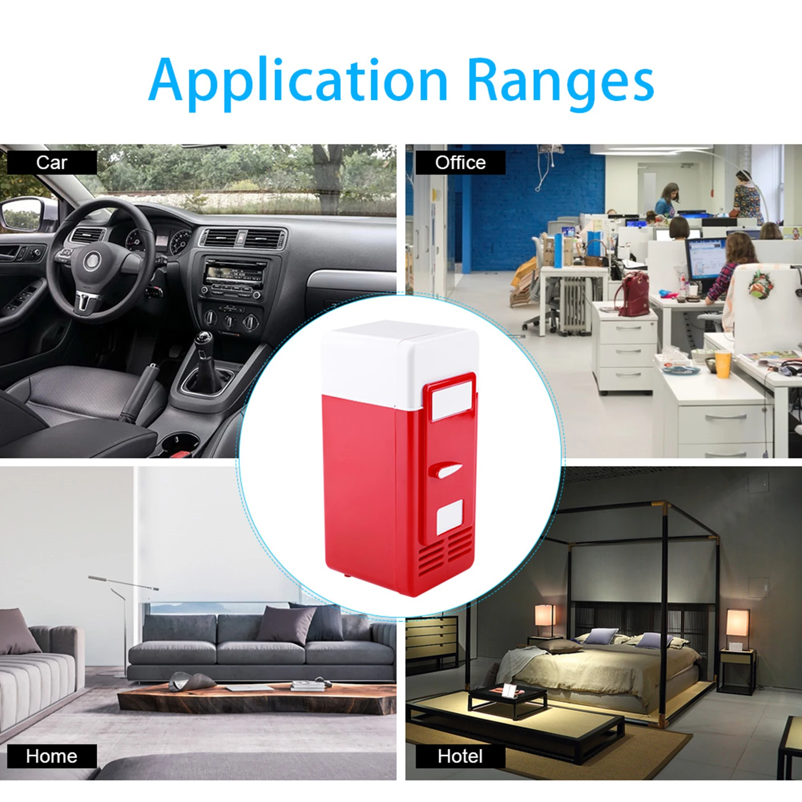 Портативный мини-USB Светодиодный Холодильник USB-холодильник Охлаждающий