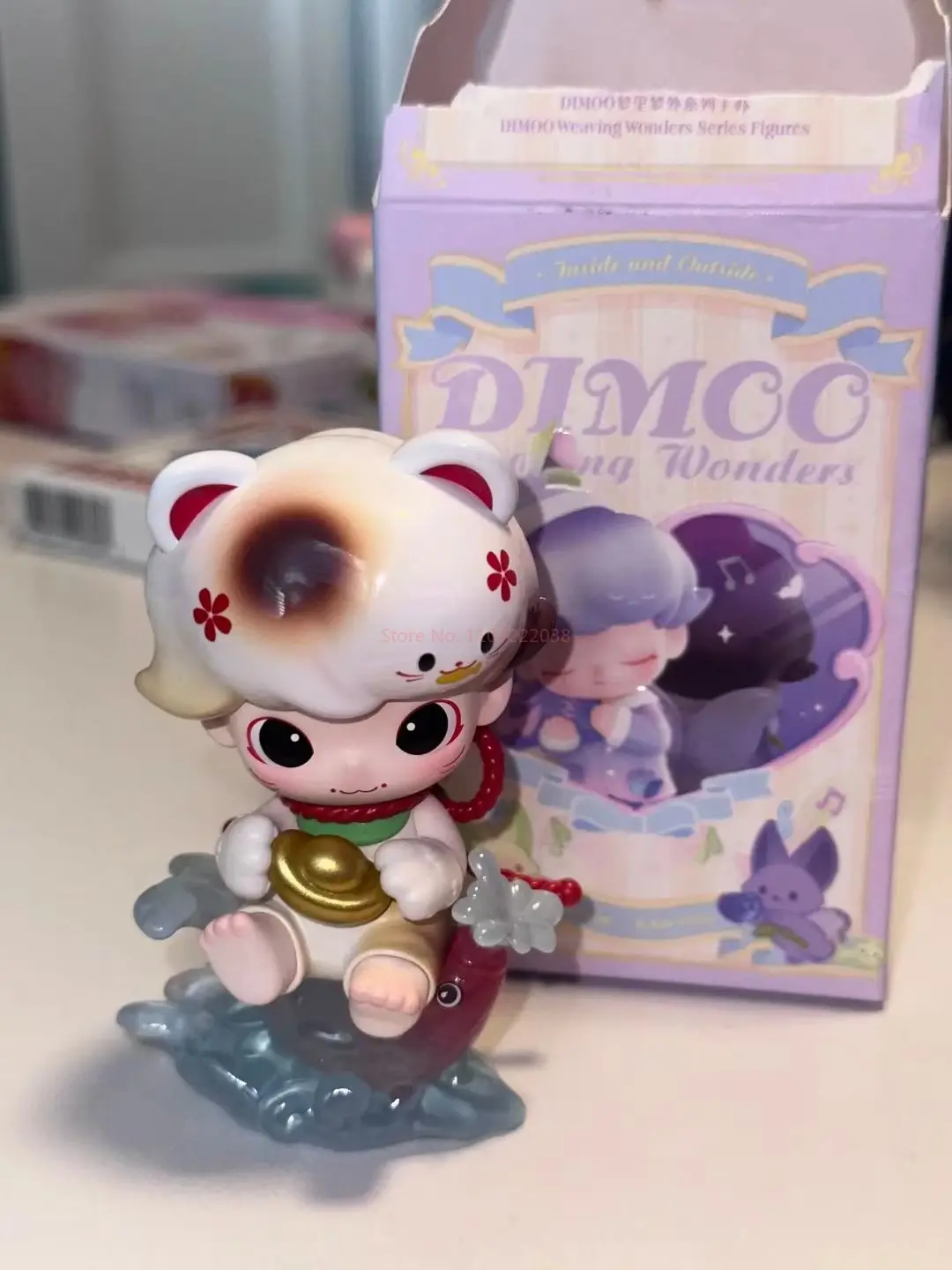 Фигурка Dimoo Weaving Wonders Series Lucky Cat копия