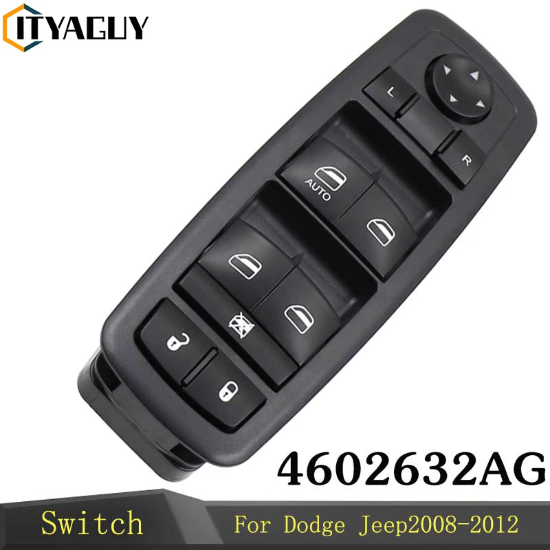 Front Left Power Master Window Switch For Dodge Journey Nitro 2008-2012 Jeep Liberty 2009-2012 4602632ac 4602632af