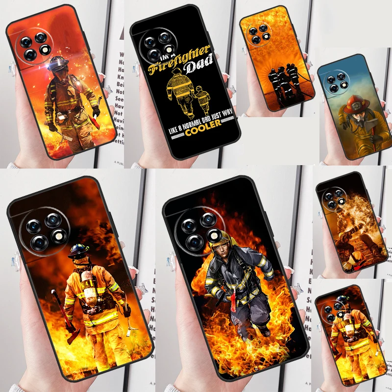 Фото Чехол Firefighter Heroes Fireman для OnePlus Nord 4 CE 3 2 Lite N30 N20 9 10 Pro 8T 9RT 10T 11 OnePlus 13 12 R Cover №1