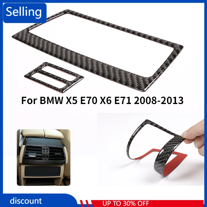

2 шт., наклейки из углеродного волокна для BMW X5 E70 X6 E71 2008-2013