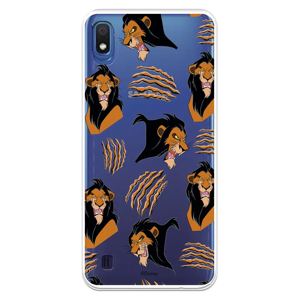 Official Samsung Galaxy A10 Disney Scar pattern case-Disney villains | Mobile Phone Cases &amp Covers