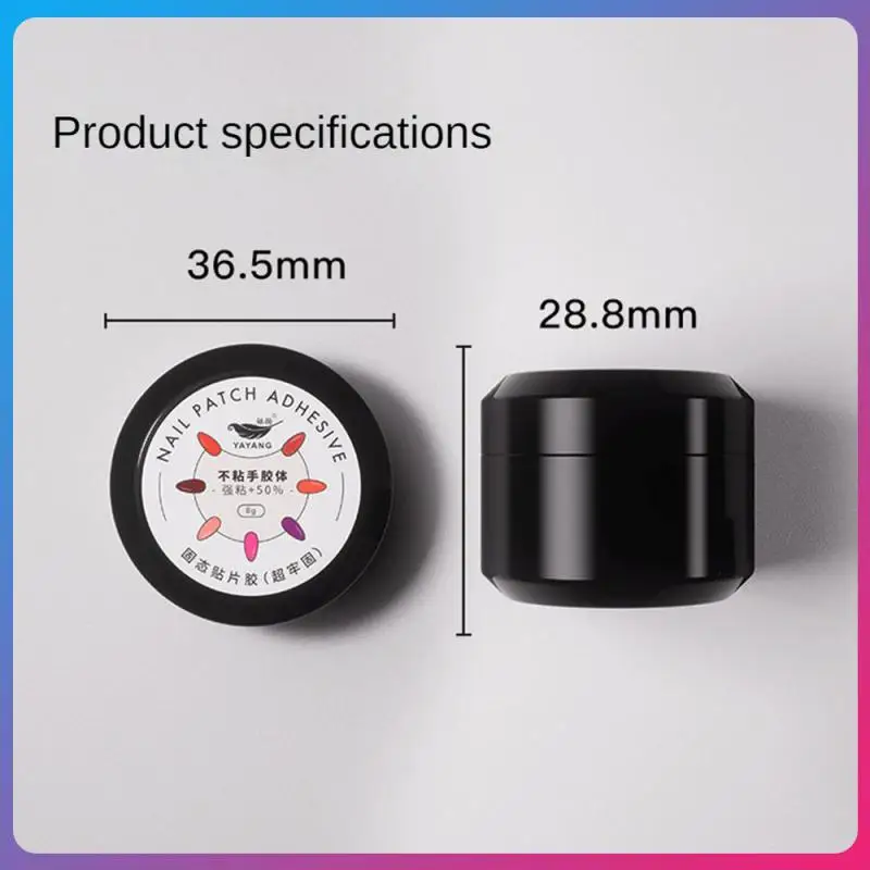 

Nail Art Adhesive Nail Patch Transparent Gel Nail Enhancement Nails Accessories Nail Solid Glue Non Stick To Hands Manicure