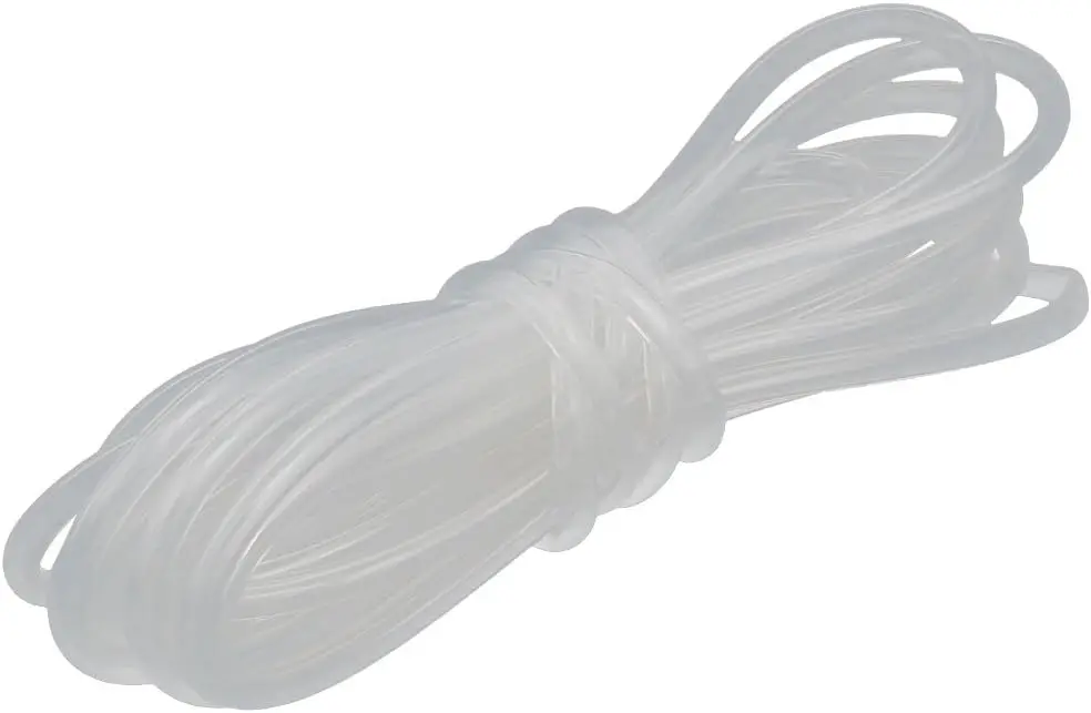 

Keszoox 2.5mm x 4mm High Temp Resistant Silicone Rubber Tube Hose Pipe Clear 3 Meters Long