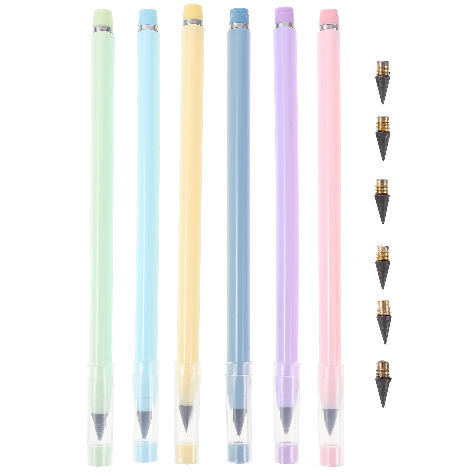 

1 Set of Everlasting Pencils Comfortable Grip Pencils Convenient Everlasting Pencils Inkless Forever Pencils