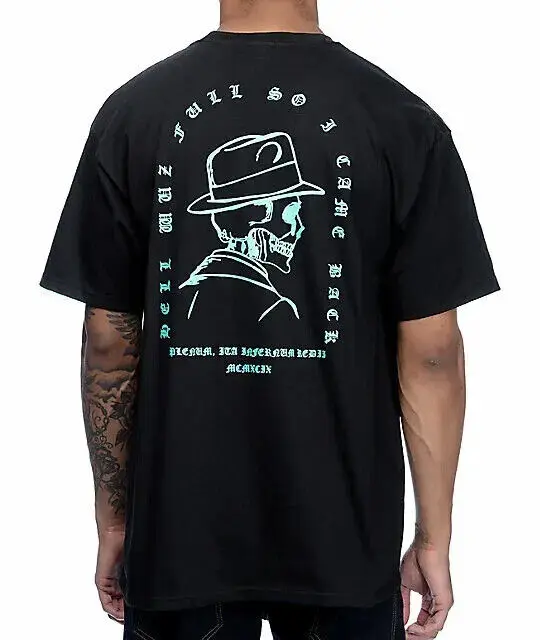 Мужская забавная черная футболка Empyre Hell Was Full So I Came Back новинка 3XL